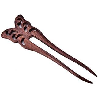 Amazon.com : Marycrafts Wooden Flower Hair Pin, Hair Fork, Hair Stick, Hair Accessories For Women (1 Piece) : Beauty & Personal Care