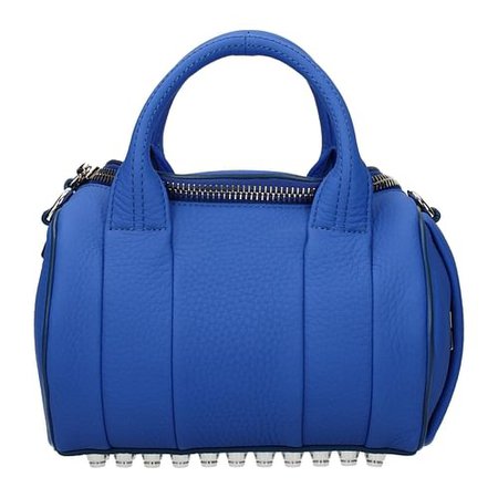 blue leather bag Alexander Wang