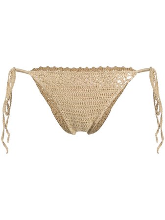 Cult Gaia side-tie Crochet bikini-bottoms - Farfetch