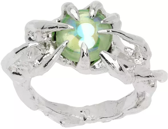 harlot-hands-ssense-exclusive-silver-fantasie-ring.jpg (848×648)