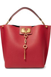 Bottega Veneta | Daisey croc-effect leather shoulder bag | NET-A-PORTER.COM