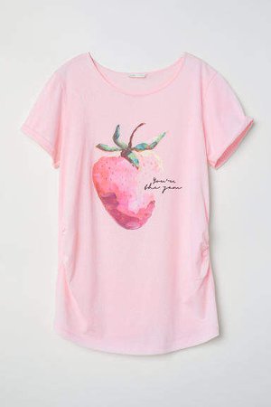 MAMA Printed T-shirt - Pink
