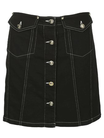 Versace Jeans Couture Buttoned Mini Skirt