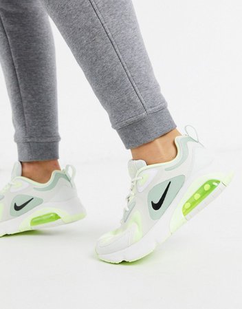 Nike Air Max 200 green sneakers | ASOS