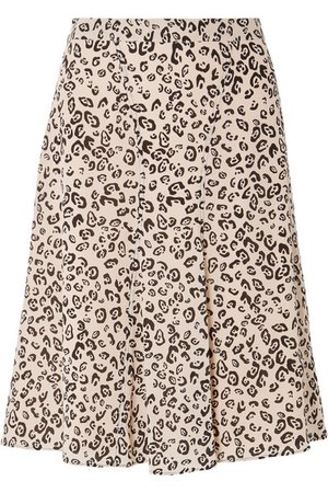 Altuzarra | Caroline leopard-print silk crepe de chine skirt | NET-A-PORTER.COM