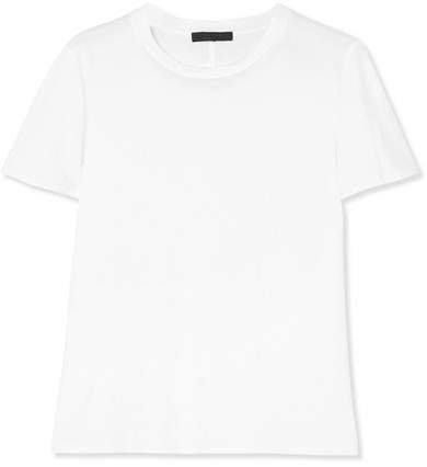 Wesler Cotton-jersey T-shirt - White