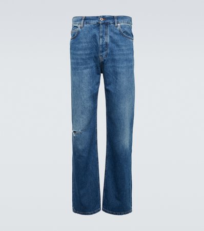 Loewe, High-rise straight jeans