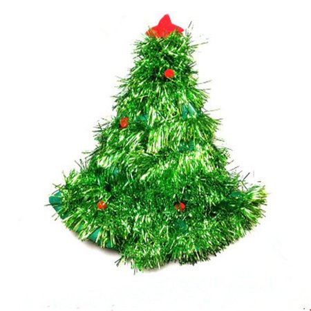 DressLily.com: Photo Gallery - Christmas Tree Hat Christmas Tree Hat Christmas Straw Hat Party Dress Props Cap