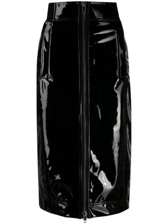 Marc Jacobs Zip-Through Pencil Skirt M4008082 Black | Farfetch