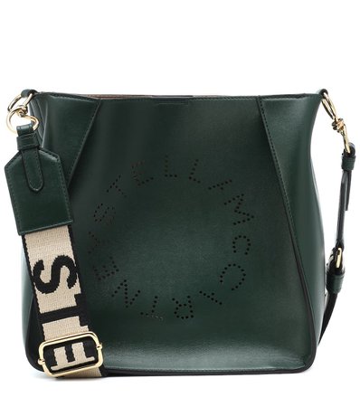 Stella Logo Faux Leather Shoulder Bag | Stella McCartney - Mytheresa