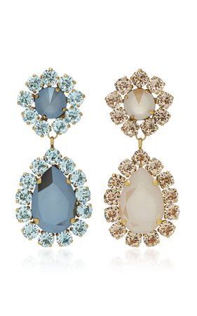 Over The Top Mismatched Crystal Earrings by Roxanne Assoulin | Moda Operandi