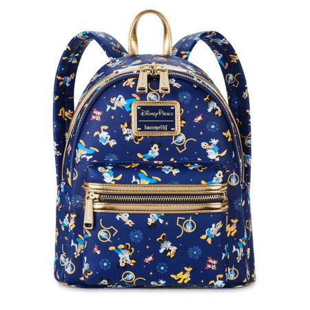 Mickey Mouse and Friends Loungefly Backpack – Walt Disney World 50th Anniversary | shopDisney