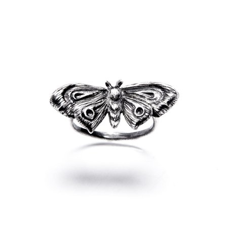 Alice Planchette Moth Ring. – Blood Milk Jewels