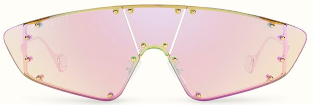 FENTY Pink Techno Mask Sunglasses