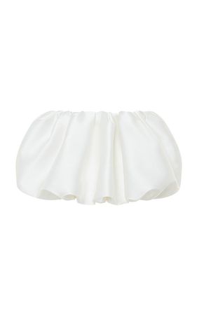Rasario Satin Bubble Mini Skirt