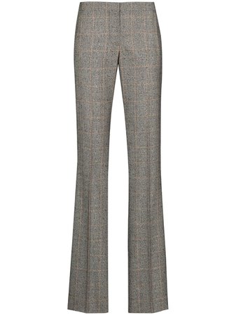Alexander McQueen Prince Of Wales Wool Trousers - Farfetch