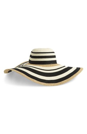 Nordstrom Modern Stripe Floppy Hat | Nordstrom