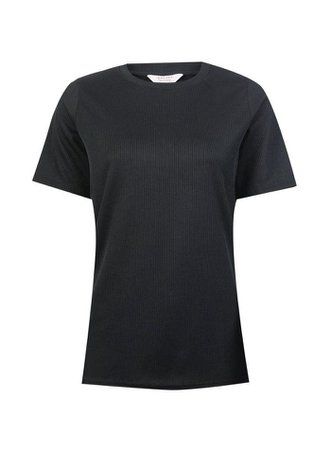 PETITE Black Oversized T-Shirt | Miss Selfridge