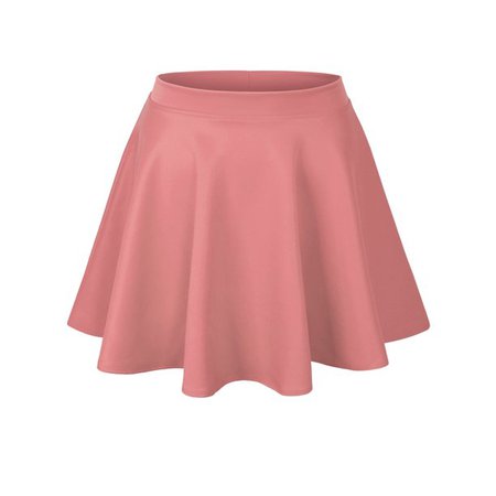 KOGMO Womens Basic Solid Versatile Stretchy Flared Casual Skater Skirt - Walmart.com