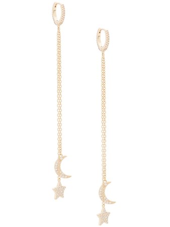 Federica Tosi moon and star earrings