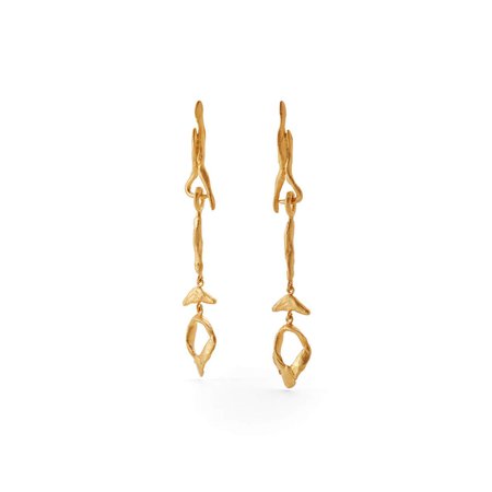 Gold Jetsam Earrings | 18kt Gold Vermeil | Motley x Sim & Stout – Motley London