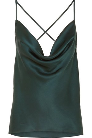 Cami NYC | The Jacqueline draped silk-charmeuse camisole | NET-A-PORTER.COM