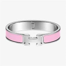 silver pink Hermes bracelet - Google Search