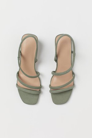 Sandali - Verde kaki - DONNA | H&M IT