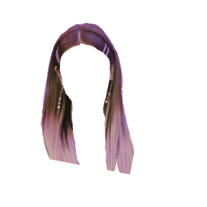 purple hair png clips