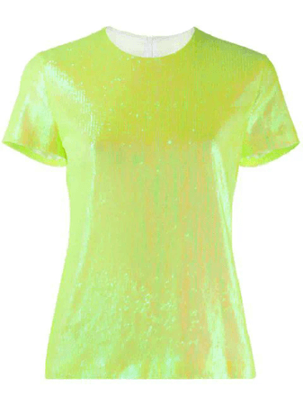 Neon Sequin T Shirt