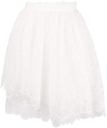 lace pattern skirt
