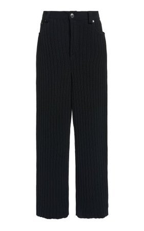 Oversized Knit Silk-Blend Baggy Pants By Balenciaga | Moda Operandi