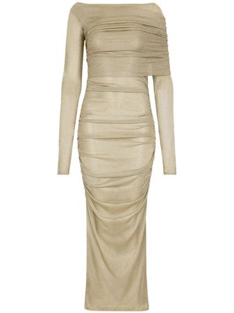Dolce & Gabbana Lurex Mesh calf-length Dress - Farfetch