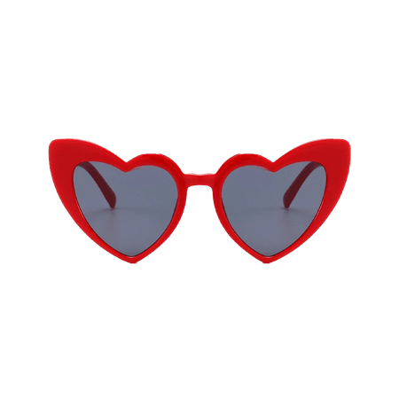 Red Heart Sun Glasses