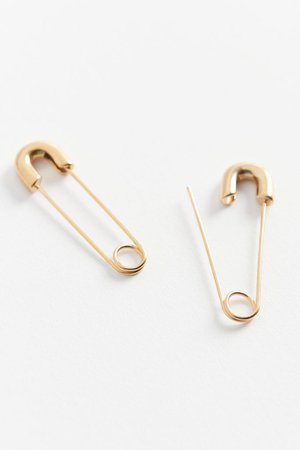 Ellie Vail Abi Safety Pin Earring | Urban Outfitters