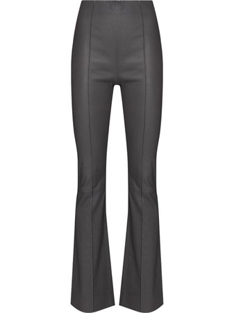 REMAIN leather bootcut trousers