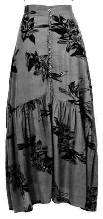 boho gothic skirt