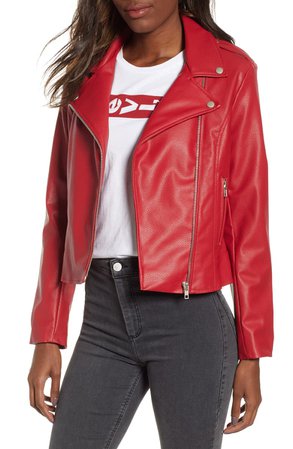 BB Dakota Beverly Thrills Faux Leather Jacket | Nordstrom