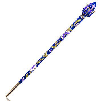 Blue Lotus Hair Pin