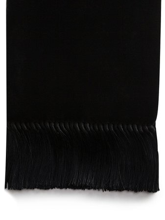 Dolce & Gabbana velvet tasselled scarf