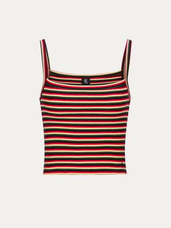 The Baby Tank Pop | Cropped Striped Tank Top | Réalisation