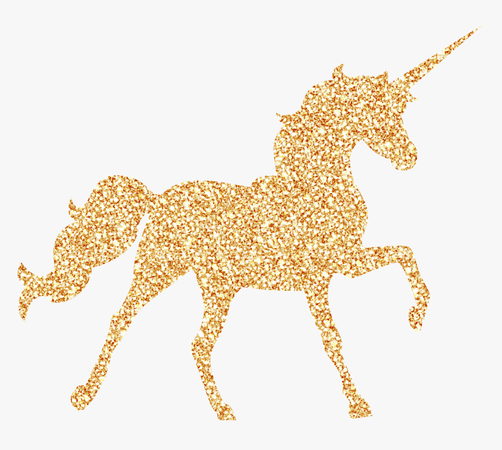 transparent gold unicorn png - Google Search