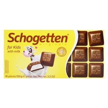 Schogetten For Kids Milk Chocolate 100g ❤️ home delivery from the store Zakaz.ua