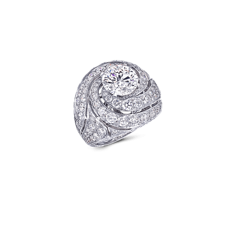 Swirl Ring, Diamond | Graff