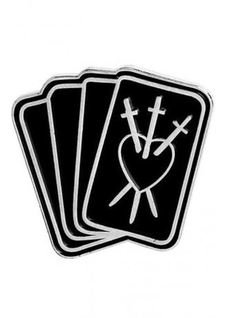 Tarot Card Enamel Pin | Attitude Clothing