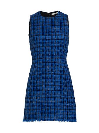 Shop Alice + Olivia Clyde Tailored Tweed Minidress | Saks Fifth Avenue