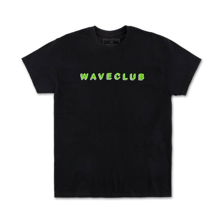 Wave Club 2.0 Tee in Black – Pink+Dolphin