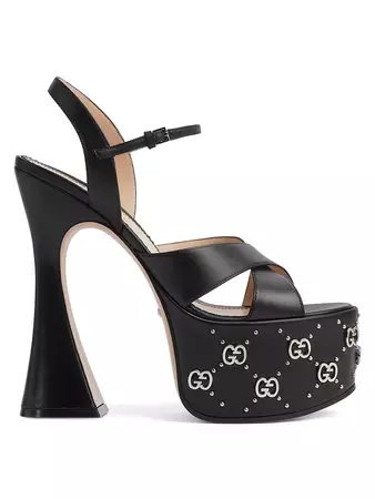 Shop Gucci Interlocking G Studs Sandals | Saks Fifth Avenue