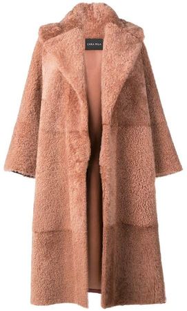 Mila Gigi Oversized Shearling Coat