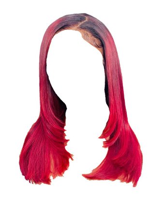 Black/ Pink Layered Lace Front Wig